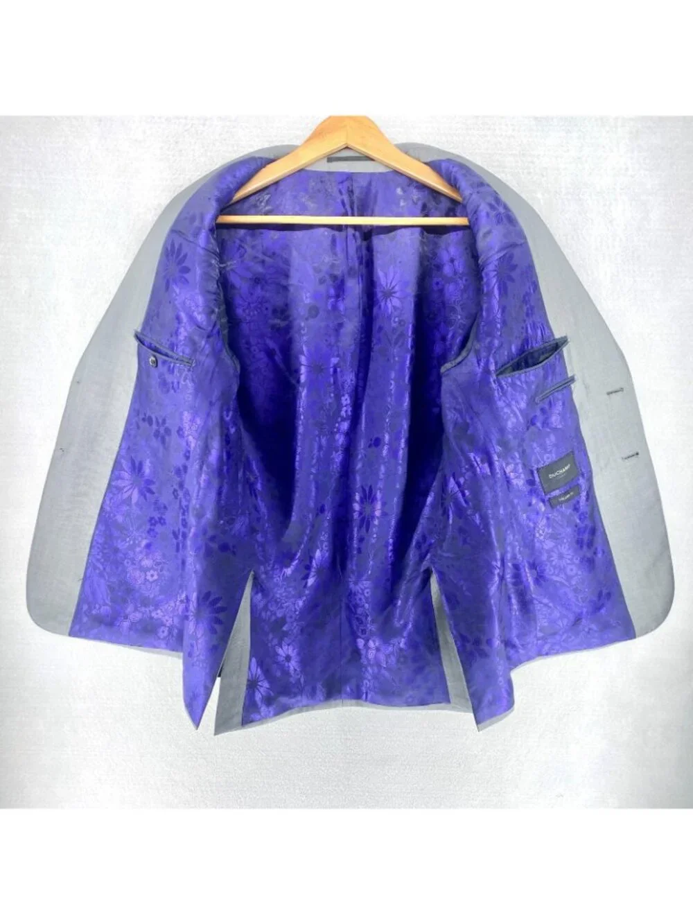 Duchamp Blazer Mens 40R Gray Wool Sport Coat Jacket Summer Wedding Italy